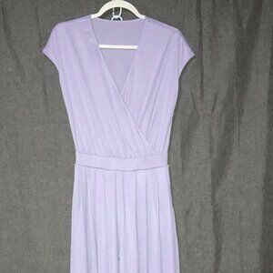 Halara Lavender V-Neck Wide Leg Jumpsuit - Size [Insert Size]